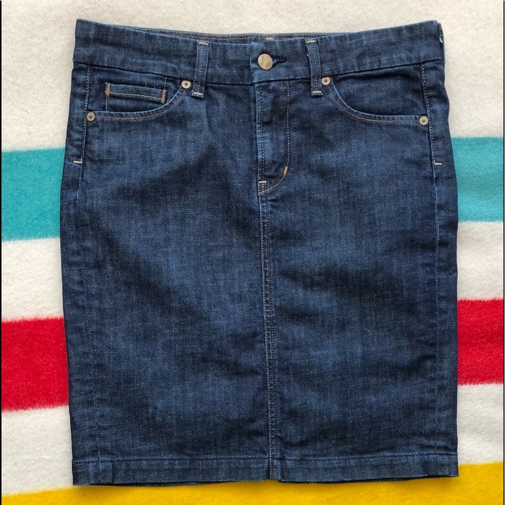 Citizens of Humanity Dark Denim/Jean Pencil Skirt Novak #358 Stretch Size 28